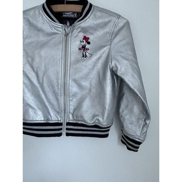 5-6Y Silver Disney Minnie Mouse Jacket - Picture 2 of 4